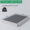 ALDRICH 7 Inch California King Box Spring Bed Base, 3000