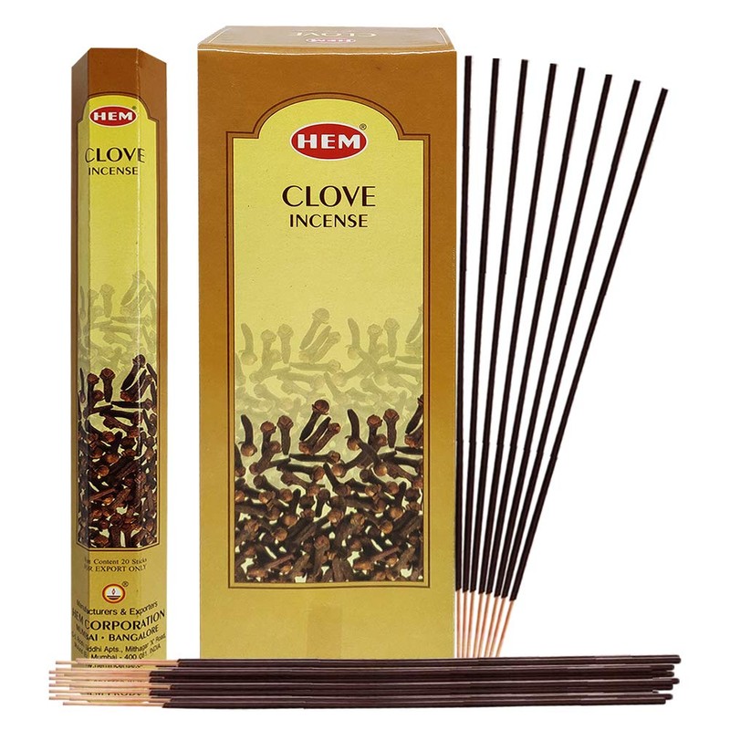 Clove Incense Sticks and Incense Stick Holder Bundle Insence Insense