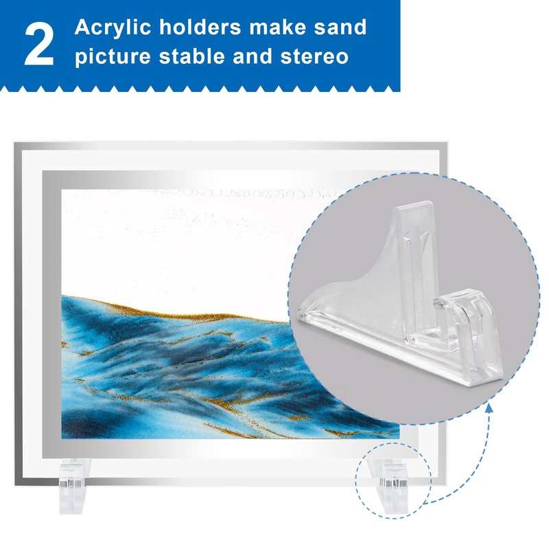 Coitak Moving Sand Art Picture, Dynamic Sand Picture, Desktop Sand