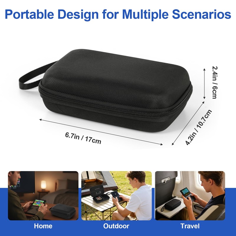 Hard Carrying Case Compatible with Analogue Pocket Game Console 2