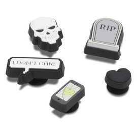 Crocs Unisex Ghosting Shoe Charms Pack of 5, ghosting