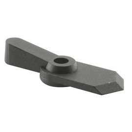 Prime-Line L 5760 1/16 In., Black Plastic Offset Pointer Latch (12 Pack)