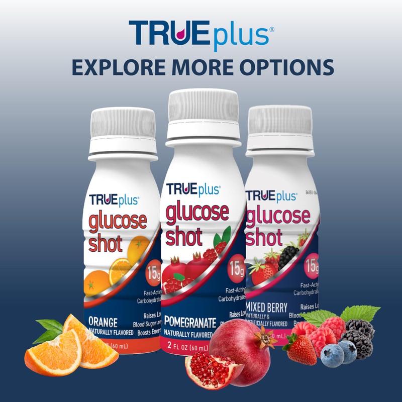 TRUEplus Glucose Shots 6 Bottles - Orange