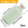 EIHI Pack of 2 Travel Bottles Refillable Plastic Travel Containers