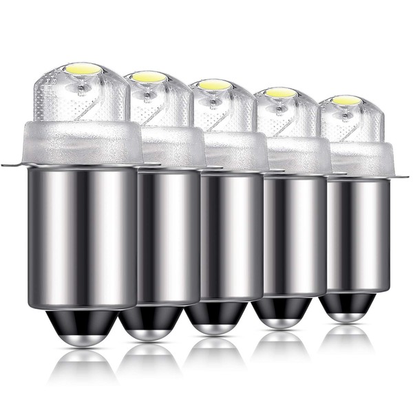 Honoson 30 Lumen 3-Volt LED Replacement Bulb Flashlight Bulbs LED Torch Flashlight Bulb with 10 Year Lifespan, 41-1643 (2)