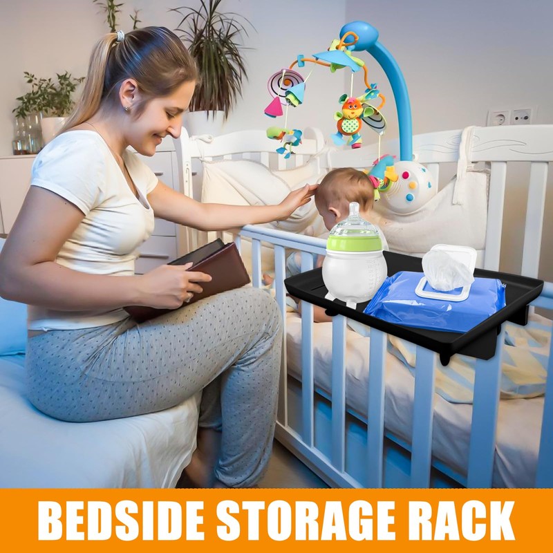 GBKDQQ Bedside Shelf, Floating Bed Tray, Bedside Table for Bunk