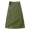 Namelessage NR-3401 Rainwear Wrap Skirt, Long Length, Bicycle, Water Pressure