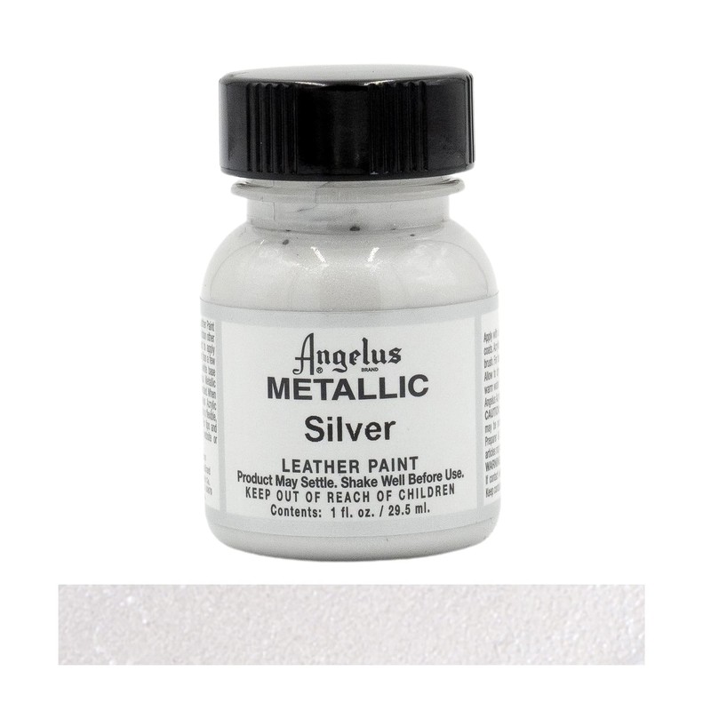Angelus Acryl Leder Malen-29,6 Ml Silber