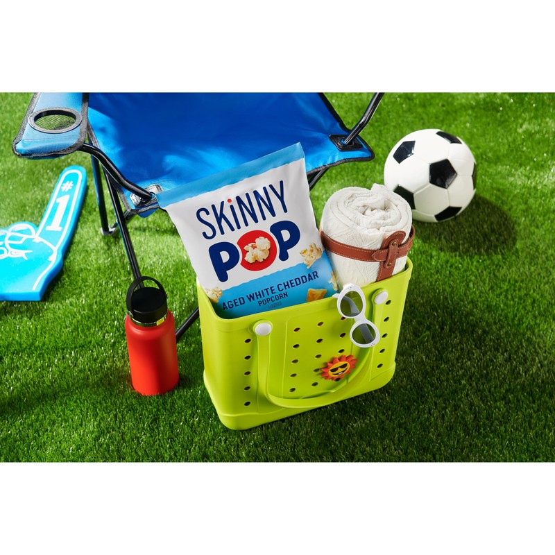 SkinnyPop Popcorn, Aged White Cheddar, Made with Real Cheese, Whole