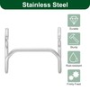 QUARKZMAN Pack of 10 Pegboard Hooks, Stainless Steel Cup Holder,