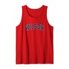 Wilson North Carolina NC Vintage-Sportdesign, marineblaues Design Tank Top