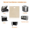 10PCS Non Stick Toaster Bags Reusable and Heat Resistant Bags