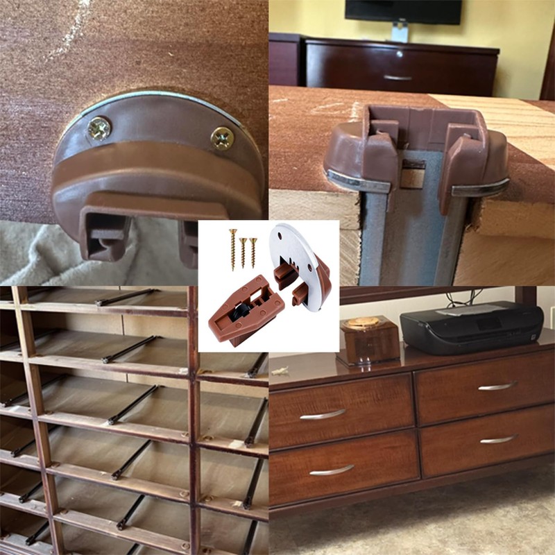 TAODAN 2 Sets Guideway Replacement Part Universal Center Mount Drawer