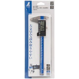 Shinwa Sokutei Digital Caliper, Large Characters, 2, 150mm, 19995