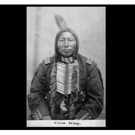 Crow King War Chief PHOTO Lakota Sioux Indian Battle of Little Bighorn SURVIVOR