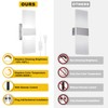 GOODATE Plug in Wall Sconces with Stepless Adjustable 3000K-6500K Colors