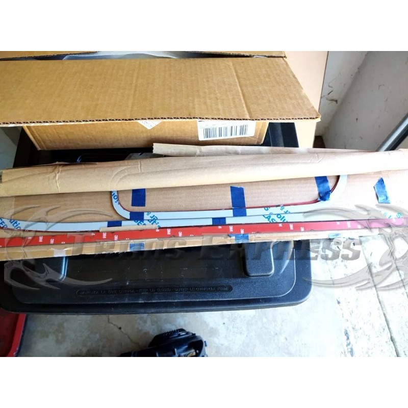 Trims Express fit:2019-2025 Chevy Silverado 1500 Crew Cab Window Sill