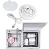 Mini Portable Dishwasher, Ultrasonic Dishwasher Household Dish Washing Machine Lazy