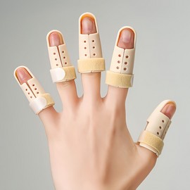 천끝 손가락 고정 보호대 깁스 지지대 6개 Finger Stabilization Splint Brace - Set of 6