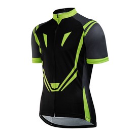 Outdoor Sports Bike Bicycle Clothing Short Sleeve Suit Green (S)