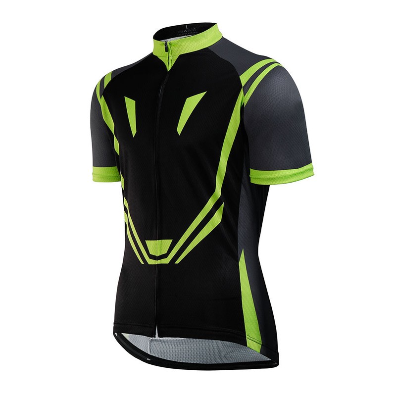 Outdoor Sports Bike Bicycle Clothing Short Sleeve Suit Green (S)