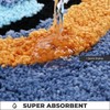 Loismood Ultra Absorbent Bath Mat Non Slip and Machine Wash