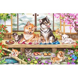Pintoo Jigsaw Puzzles 600 Piece for Adults - Kayomi - Time to Relax Beautiful Plastic Puzzle for Home Decor Zero Dust Easy Storage [H2823]