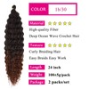 Deep Ocean Wave Crochet Hair 24 Inch Curly Ocean Deep
