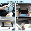 Langmeil Car Tissue Holder, 2 Pack Sun Visor Napkin Holder,