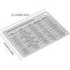 Stainless Steel Refrigerator Magnetic Sticker, 1 Count Baking Unit Conversion