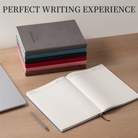 360 Pages A4 Journaling Notebooks, 100 Gsm Paper Thick Lined Journal Notebook for Women Men, Journals for Writing Soft Cover College Supplies for for Work Note Taking, Perfect for Office School, Teal