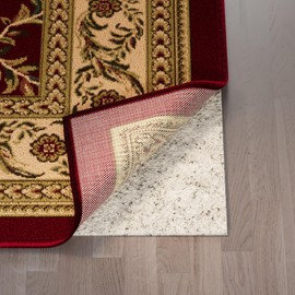 Ottomanson Non Slip Rug Pad Grip 3x8 1/8 Thick, Protection for Any Flooring Surface, Keep Your Runner Rug and Area Rugs in Place, 3' x 7'8", Beige