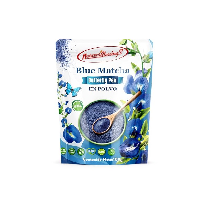 Blue Matcha - Butterfly Pea en Polvo | Nature's Blessings