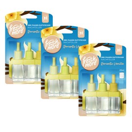 3 x Fresh&More Refill Bottles Compatible with 3Volution Fragrance Plug Romantic Vanilla