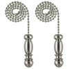 Ciata Pendant Pull Chain in Brushed Nickel Finish with 12