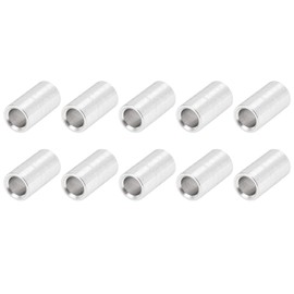 Curtain Spacers Switch and Receptacle Spacers 10pcs Aluminum Alloy Spacer Round Unthreaded Standoff Support Accessories Outer Diameter 6mm(10mm)