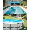 【2025 Upgrade】 Pool Fountain for Above and Inground Pools, 360°