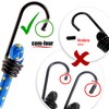 com-four® Set of 10 Rubber Tensioners – Luggage Tensioners –
