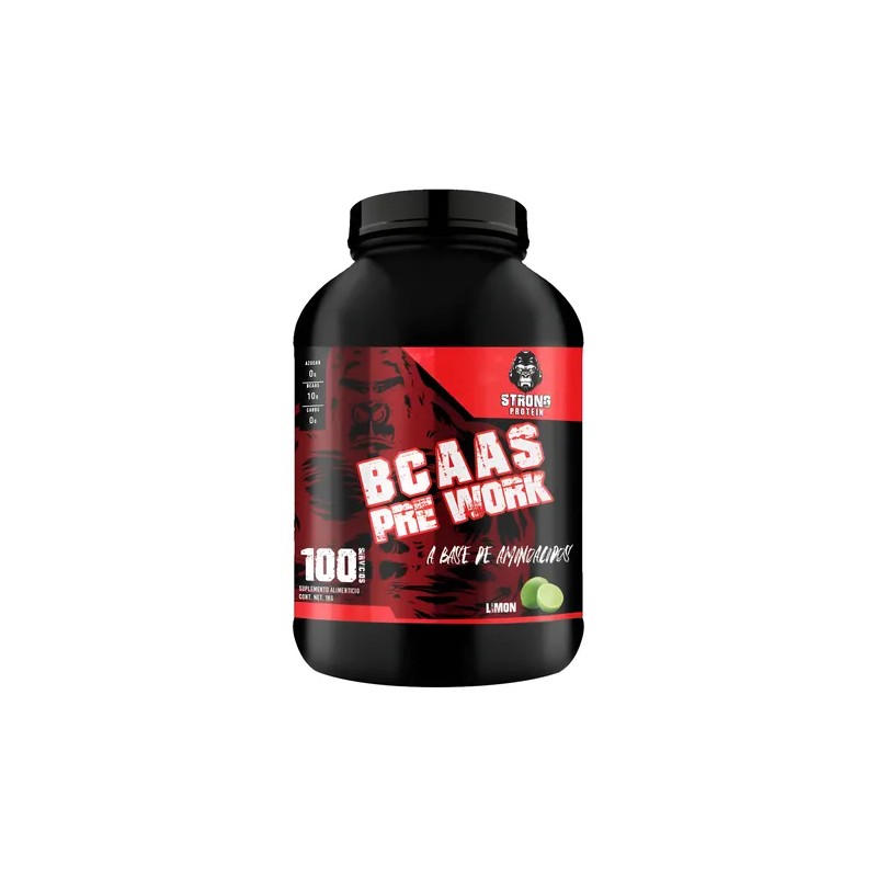 Pre Entreno Bcaas Strong Protein 1kg 100servicios