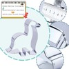 hitsuki Dinosaur Cookie Cutters,Stainless Steel Metal Fun Dino Cookie Cutter