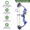 WUXLISTY Compound Bow and Arrow for Youth and Beginner, Archery