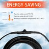 HEATIT 100ft Roof and Gutters Heating Cable with 10ft Lighted