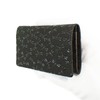 Indenya 2501-01-008 Business Card Holder, Large Capacity, Deer Leather, Black