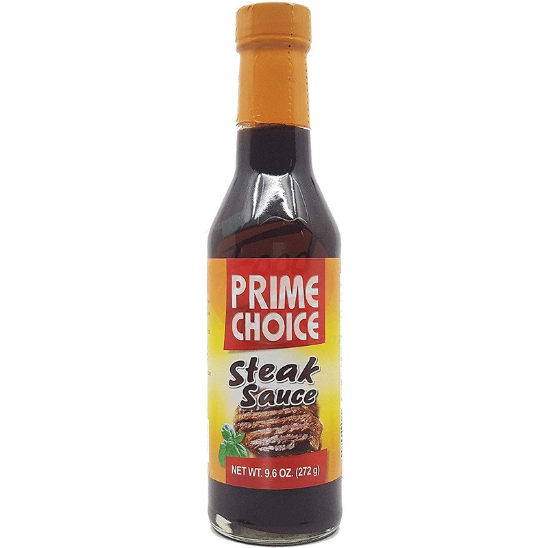Prime Choice STEAK SAUCE in 9.6-ounce glass bottle x 3