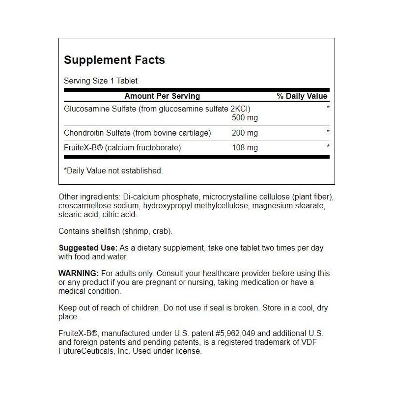 Swanson Fast-Acting Joint Complex 60 Tabs (2 Pack)