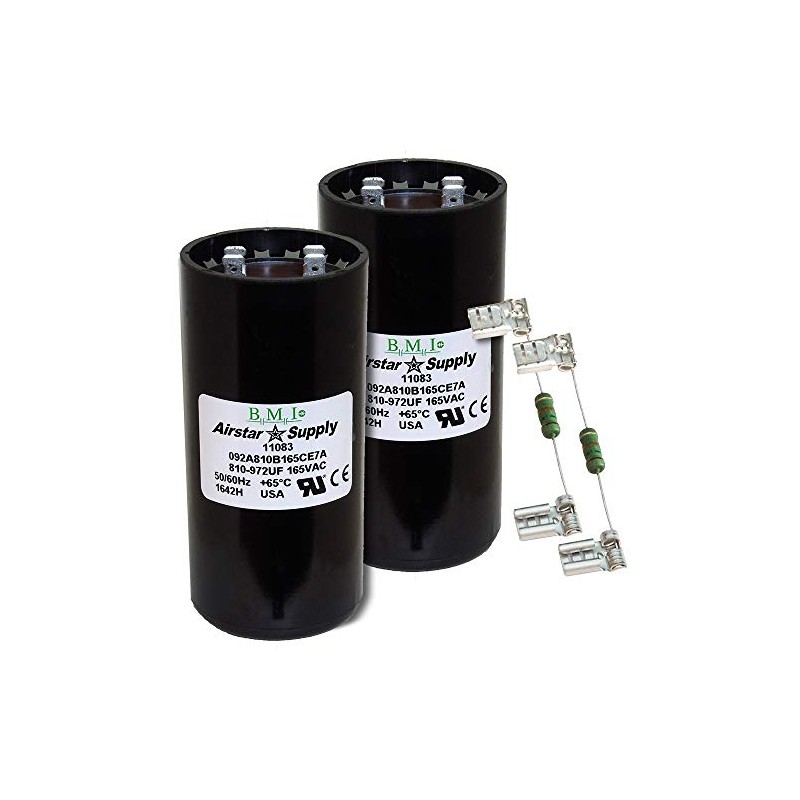 (2) Pack, 810-972 uF x 165 VAC - BMI/USA Start