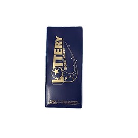 StoreSMART - Lotto Ticket Lottery Holder - 4"x9" Plastic LT - Navy Blue - 2 Pack