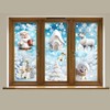 8 Sheets Christmas Window Stickers，Christmas Window Decoration,Double-Sided Window Cling Decal