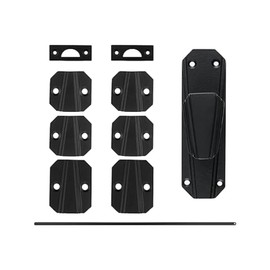 Signature Ironmongery Art Deco Window & Cabinets | Soild Cast Iron Cremone Bolt | Black Powder Coated | Modern Design | Durable Upto 6 feet