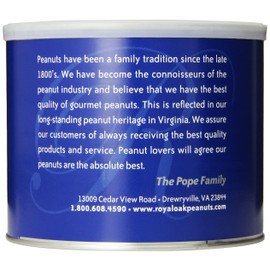 Royal Oak Gourmet Virginia Salted Peanuts, 40-Ounce Tins (Pack of 2)